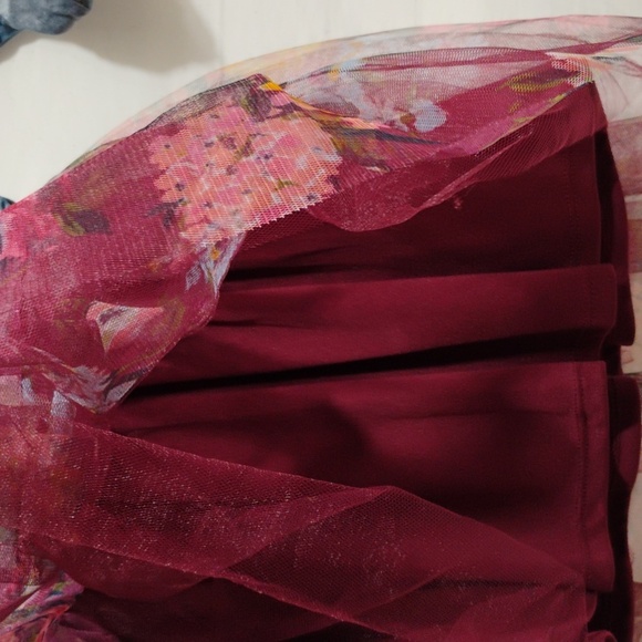 SALE! Pink & Violet Denim Top Dress Sz.3T Like New Worn 1X (A-76) - Picture 4 of 10